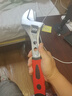 德力西電氣（DELIXI ELECTRIC）活動(dòng)扳手多功能大開(kāi)口扳子工具活扳手管活兩用 15寸 曬單實(shí)拍圖