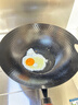 美菱（MeiLing）鐵鍋炒鍋家用炒菜鍋極鐵鍋平底不粘無(wú)涂層電磁爐燃氣灶通用32cm 曬單實(shí)拍圖
