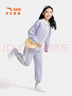 安踏女童套裝秋冬加絨保暖衛衣褲子兩件套時(shí)髦洋氣套裝舒適A62547711 曬單實(shí)拍圖