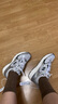 NEW BALANCE NB408男女鞋復古百搭跑步運動(dòng)休閑鞋ML408N ML408GG 灰白銀色 38 曬單實(shí)拍圖