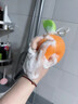 瑪爾緹妮（martiniSPA）意大利進(jìn)口橙子搓澡海綿超柔軟卡通可愛(ài)兒童沐浴綿起泡浴花沐浴球 曬單實(shí)拍圖