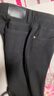 增致牛仔（zengzhi）男裝黑色牛仔褲直筒寬松商務(wù)休閑男褲 黑色 34碼 曬單實(shí)拍圖