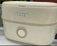生活元素（LIFE ELEMENT）插電式電熱飯盒 便攜式保溫加熱飯盒陶瓷內膽 便當盒熱飯神器 1L雙膽 F88 曬單實(shí)拍圖