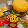 糖米 TEMI兒童過(guò)家家漢堡包冰淇淋披薩薯條套餐仿真切切樂(lè )玩具新年禮物 曬單實(shí)拍圖