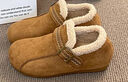 LINBUXAN加絨加厚勃肯鞋女2025新款冬季保暖雪地靴博肯樂(lè )福鞋毛毛豆豆棉鞋 駝色【升級款】 38 曬單實(shí)拍圖