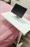 宜家（IKEA）BOLLSIDAN波席當移動(dòng)床邊桌升降桌簡(jiǎn)易電腦桌書(shū)桌 筆記本支架白色/橡木紋 曬單實(shí)拍圖