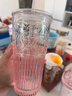 星巴克（Starbucks）杯子玻璃杯 高顏值玻璃吸管杯 桌面咖啡水杯男女士送禮禮物 粉色漸變款玻璃杯550ml 曬單實(shí)拍圖