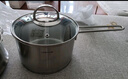 凌豐（LINKFAIR）304不銹鋼奶鍋煮面鍋無(wú)涂層熱奶鍋嬰兒輔食鍋燃氣爐電磁爐通用 奶鍋+蒸籠 18cm 2L 曬單實(shí)拍圖