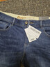 HLA海瀾之家牛仔褲男25中華龍五袋洗水直筒褲子男秋季 曬單實(shí)拍圖