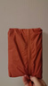 無(wú)印良品（MUJI）再生錦綸 可折疊行李包 1個(gè) 縱型橙色 曬單實(shí)拍圖