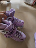 歐歐輪滑鞋兒童溜冰鞋男女童初學(xué)套裝中小學(xué)滑輪滑冰旱冰鞋成人直排輪 紫-八輪全閃+頭盔護具+鋁合金支架 M (適合6-12歲)平時(shí)鞋碼32-36 曬單實(shí)拍圖