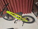 優(yōu)貝兒童自行車(chē)學(xué)生青少年山地鋁合金變速7-12歲 皇冠 20寸 熒光綠 曬單實(shí)拍圖