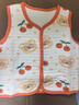 舒貝怡嬰兒馬甲秋冬款男女兒童坎肩寶寶衣服背心保暖可愛(ài)上衣橙色66CM 曬單實(shí)拍圖