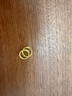 行金銀中黃金耳環(huán)999足金素圈耳環(huán)養耳耳圈計價(jià)生日禮物送女友圣誕節禮物 耳圈 克重多退少補 約1g 曬單實(shí)拍圖