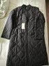 無(wú)印良品（MUJI）女式 蓬松棉服絎縫大衣 外套女款女裝棉衣25年冬季 BD10MA5A 黑色 M (160/84A) 曬單實(shí)拍圖
