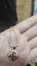 TFY復古虎眼石毛衣鏈女高級感輕奢長(cháng)款女2025新款秋冬美拉德項鏈配飾 虎眼石項鏈 曬單實(shí)拍圖