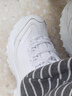 斯凱奇小白熊|透氣情侶增高厚底百搭小白鞋女復(fù)古休閑老爹鞋男運(yùn)動(dòng)鞋 曬單實(shí)拍圖