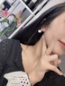 老鳳祥純銀耳環(huán)女氣質(zhì)高級感小眾2026新款耳釘生日新年情人節禮物女朋友 優(yōu)雅白金色耳扣-12MM【品牌禮盒】 曬單實(shí)拍圖