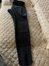 NEDAO內道新品靈動(dòng)力拉毛收納緊身長(cháng)褲男士帶腰包彈力保暖跑步運動(dòng)長(cháng)褲 夜跑黑4.0 XL 曬單實(shí)拍圖