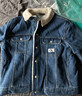 Calvin KleinJeans秋冬男士ck仿羊羔絨內里翻領(lǐng)美式復古潮殼牛仔外套J325844 1A4-牛仔藍 XS 曬單實(shí)拍圖