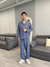 美即萊（MEIJILAI）睡衣男士秋冬季純棉加厚空氣棉夾層保暖大碼春秋薄夾棉家居服套裝 13503 XL （身高175-180體重140-160） 曬單實(shí)拍圖