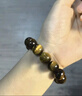 中國黃金（CHINA GOLD）次日達黃虎眼石手串男士素圈手鏈串珠本生日送女友38婦女節禮物 【今/次日達】黃虎眼手串【10mm 品牌禮盒】 曬單實(shí)拍圖
