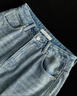 美洋（MEIYANG）銀河牛仔褲 爆爆爆閃礦灰鉆磨毛保暖【小60】 藍色（加長(cháng)版） M 曬單實(shí)拍圖