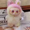 正版POPMart labubu3.0拉布布盲盒三代搪膠手辦毛絨公仔模型 3.0指定款17cm【忠誠】-loyalty 曬單實(shí)拍圖