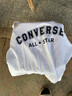 匡威（Converse）男女Chuck Taylor SEASONAL短袖T恤UCJ640-001 白色 M 曬單實(shí)拍圖