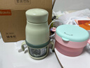babycare兒童餐具寶寶注水保溫碗吸盤(pán)碗輔食碗防摔嬰幼兒恒溫碗拉文迪青 曬單實(shí)拍圖