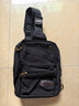 思牧(SIMU)胸包男士韓版男包包休閑小背包單肩包多功能運動(dòng)斜挎包潮包S1606 黑色 曬單實(shí)拍圖