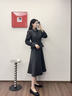 顏域羊毛毛呢短外套半身裙兩件裝女2025冬季新款職業(yè)氣質(zhì)穿搭套裝 深灰 S 曬單實(shí)拍圖