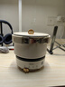 美的（Midea）電煮鍋 電炒鍋 便攜式折疊鍋 分體式小電鍋 316L不銹鋼 0涂層旅行出差燒水電水壺多功能鍋XZC16X01 曬單實(shí)拍圖