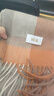 海瀾之家（HLA）女士純羊絨圍巾秋冬季戶(hù)外時(shí)尚氛圍感披肩保暖送女友 柔棕楓 均碼 曬單實(shí)拍圖
