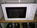 美的（Midea）快捷微波爐 家用小型 360°轉盤(pán)加熱 旋鈕操控 易潔內膽（M1-L213B） 曬單實(shí)拍圖