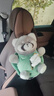 艾布與棉花車(chē)載紙巾盒掛式汽車(chē)抽紙盒可愛(ài)卡通公仔椅背紙巾掛袋車(chē)內裝飾用品 米朵浣熊【環(huán)保材質(zhì)】 曬單實(shí)拍圖