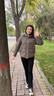 雪中飛短款羽絨服女連帽加厚保暖小個(gè)子冬裝外套新款時(shí)尚百搭面包服 豆綠色 M (160) （80-105斤） 曬單實(shí)拍圖