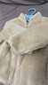 優(yōu)衣庫嬰幼兒寶寶長(cháng)絨搖粒絨拉鏈茄克長(cháng)袖外套25秋冬新款478434 31 米色 90 曬單實(shí)拍圖