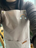 COODORA圍裙家用廚房防水防油污家務(wù)清潔餐廳做飯工作服圍腰男女通用 曬單實(shí)拍圖