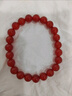 普陀山紅瑪瑙手串水晶瑪瑙手鏈轉運珠情侶生日禮物 曬單實(shí)拍圖