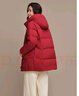 波司登25年羽絨服女士冬90絨加厚連帽寬松中長(cháng)款休閑百搭保暖外套 曬單實(shí)拍圖