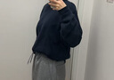 優(yōu)衣庫合作款男裝女裝寬松衛衣長(cháng)袖運動(dòng)衫休閑上衣秋冬新款481040 69 藏青色 XL /180/108B 曬單實(shí)拍圖