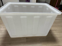 法歐諾長(cháng)方形塑料牛筋水箱加厚大號周轉箱養魚(yú)水產(chǎn)養殖工業(yè)家用儲水箱 200L加厚牛筋水箱白色 曬單實(shí)拍圖