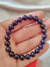 峨眉山紫水晶手鏈女款九紫離火手串本命年生日禮物 紫水晶手鏈6mm 曬單實(shí)拍圖