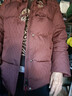 唐致中老年羽絨服女短款新中式媽媽冬季外套60歲老人奶奶太太加厚冬裝 【新國標90絨】安可拉紅 4XL 【建議136-145斤】送運費險 曬單實(shí)拍圖