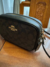 蔻馳（COACH）奢侈品女包相機包單肩斜挎包CQ874 IMAA8 生日禮物 曬單實(shí)拍圖