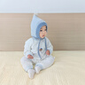 【京東快遞】嬰兒連體衣外出服睡衣寶寶四季款衣服保暖內搭家居服 藍小熊組合【兩件裝】 90cm 【建議12-15個(gè)月】 曬單實(shí)拍圖