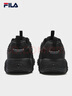 斐樂(lè )（FILA）官方男鞋老爹鞋復古運動(dòng)鞋鞋子加絨貓爪6代 黑-BD 40 曬單實(shí)拍圖