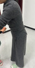 艾珠兒（Aizhuer）小香赫本風(fēng)針織連衣裙子冬季2025年新款茶系時(shí)尚穿搭女套裝秋冬 深灰色套裝+贈腰帶 均碼 （建議80-140斤） 曬單實(shí)拍圖