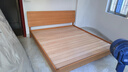 小半實(shí)木床現代簡(jiǎn)約高靠背主臥大氣雙人床北歐原木風(fēng)小戶(hù)型床 曬單實(shí)拍圖